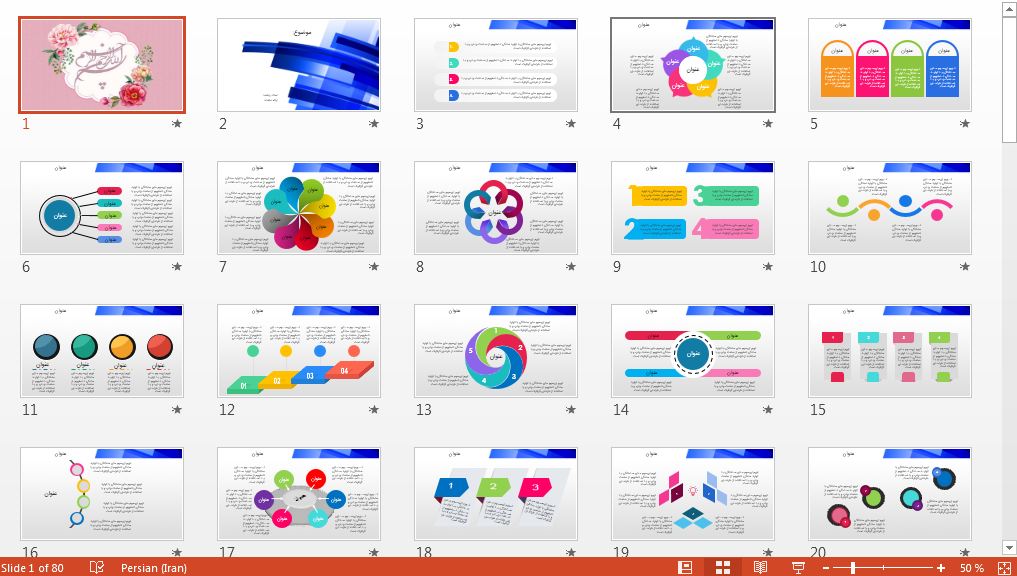 دریافت قالب های تخصصی پاورپوینت برای ارائه سمینار کارشناسی ارشد
