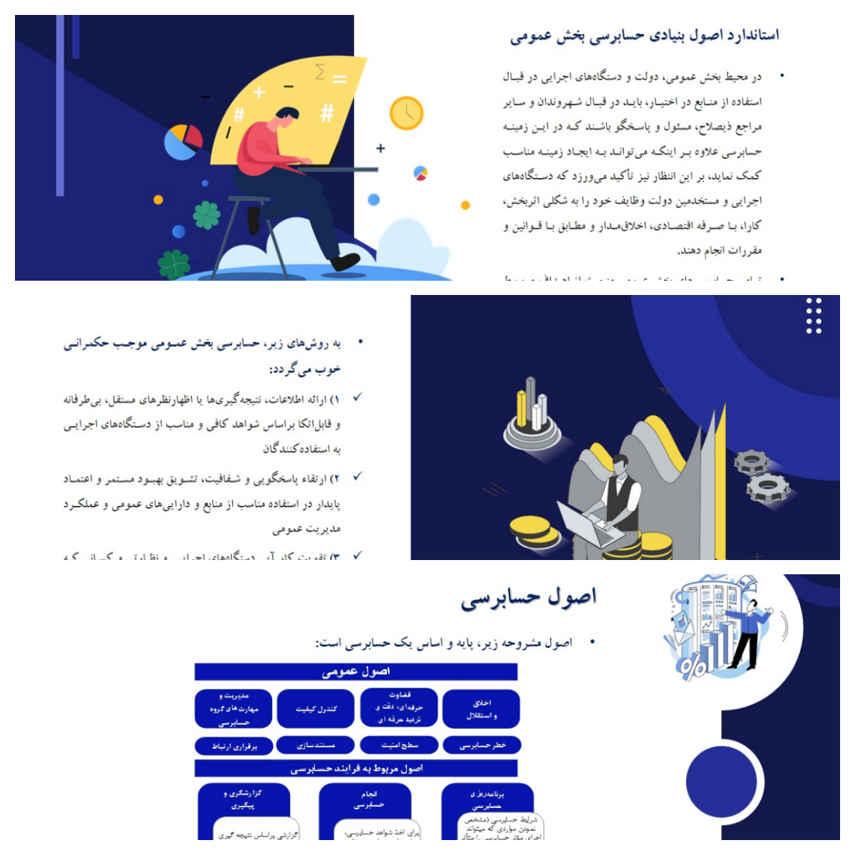 دریافت پاورپوینت فصل پنجم استانداردهای حسابرسی بخش عمومی