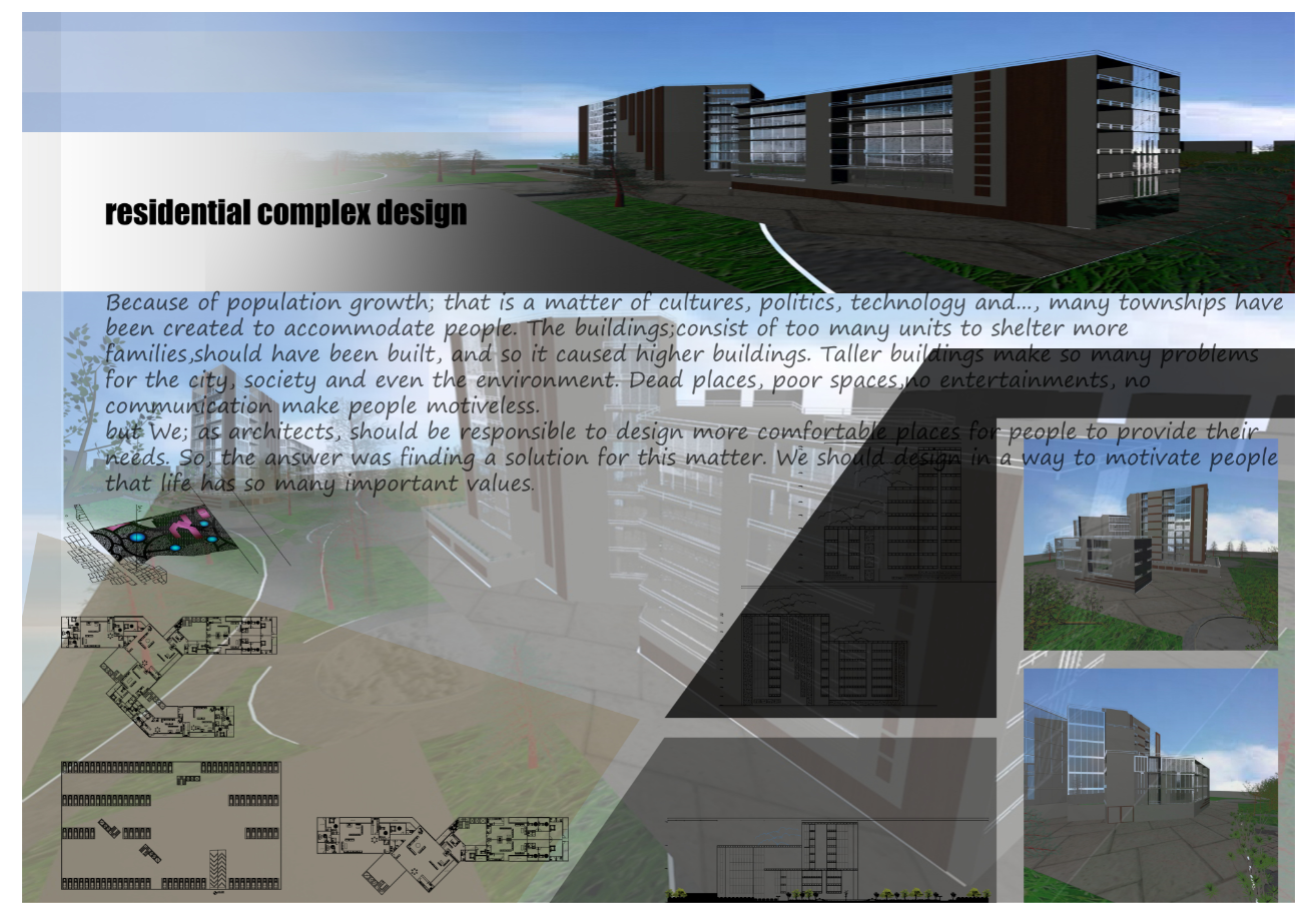 دریافت پلان مجتمع مسکونی ۱۶ واحد