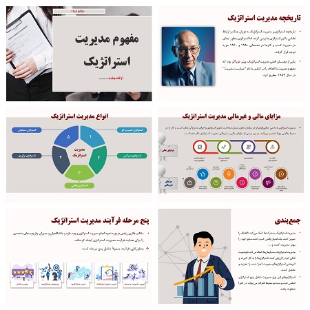 دریافت پاورپوینت مفهوم مدیریت استراتژیک