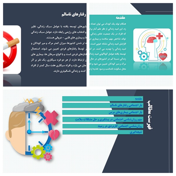 دریافت پاورپوینت روانشناسی اجتماعی سلامت و بیماری