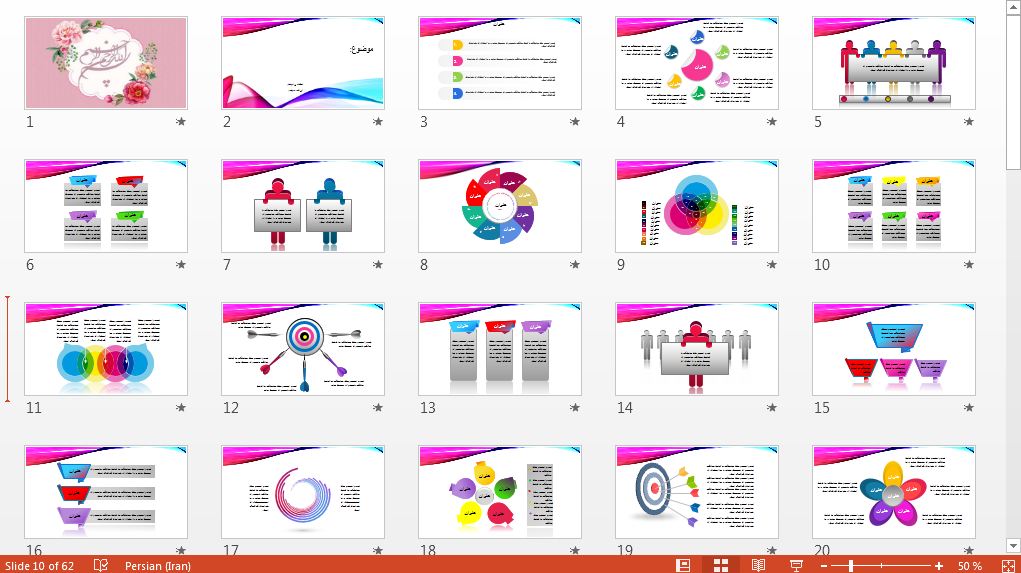 دریافت قالب پاورپوینت بسیار زیبا برای سمینار